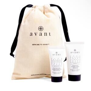 Brand NEW, Avant Skincare The Overnight Repair 2 Piece Set with Bag,  MSRP $209